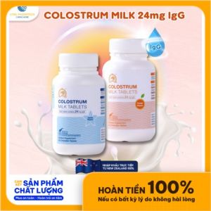 [LYNA] Viên nhai hỗ trợ tăng sức đề kháng, bổ sung dinh dưỡng Colostrum 24mg IgG - Hộp 60 viên